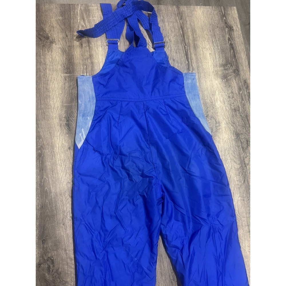 Vintage Miller Ski Bibs Overalls Snow Pants Snowboard Royal Blue Size S - Picture 3 of 11